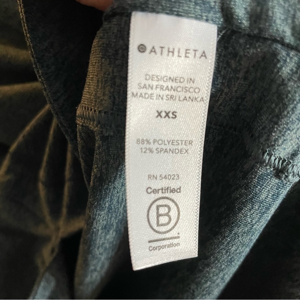 Athleta Uptempo Elevate Hoodie Sweatshirt Bali Green Oceanic Teal - Picture 10 of 10